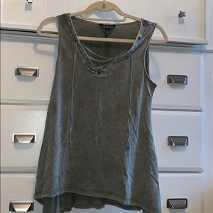 Tie up tank top